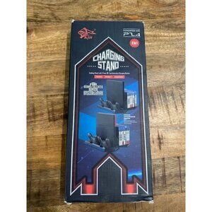 KJH Game Console Charging Stand Cooling Fan Controller Docks Compatible with PS4